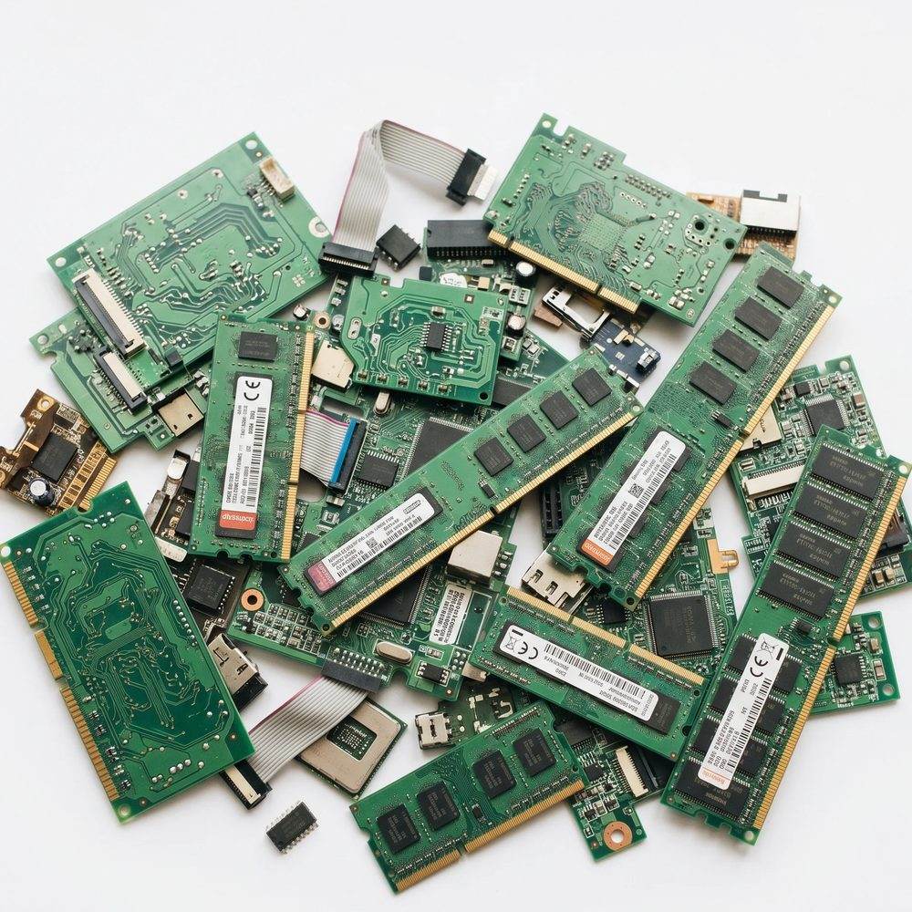 Elektronik kart ve RAM hurdası