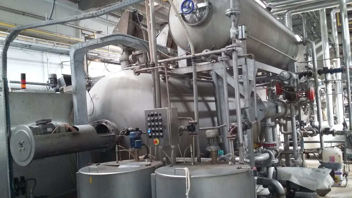 Sökümü yapılacak paslanmaz çelik tank ve proses ekipmanı