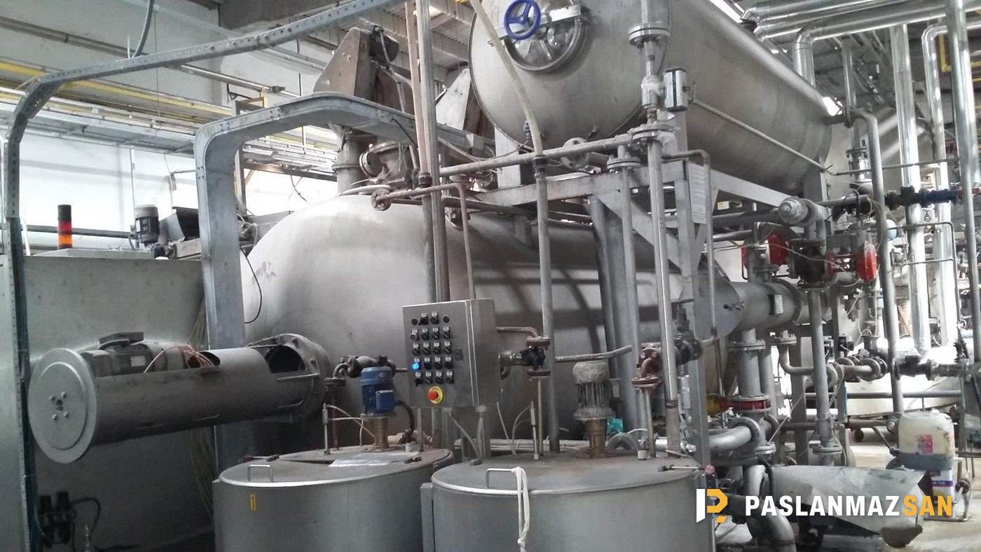 Sökümü yapılacak paslanmaz çelik tank ve proses ekipmanı